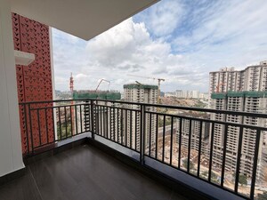 Balcony in 3 BHK Apartment at Aparna Zenon, Puppalaguda – for Rent