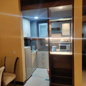 Kitchen in 1 BHK Apartment at Sushant Lok I – for Rent