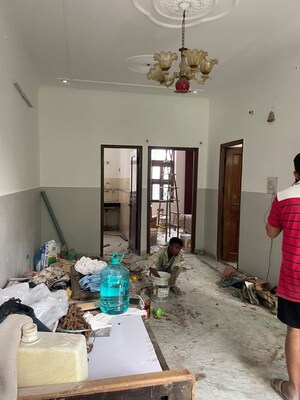 Living Room in 1 BHK Builder Floor at Sector 47 – for Rent