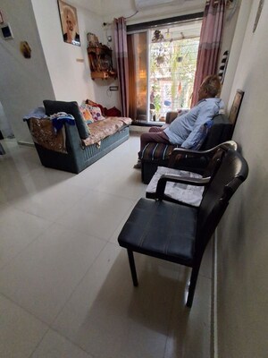 Living Room in 1 BHK Apartment at Sanghvi S3 Ecocity Orchid, Mahajanwadi – for Rent