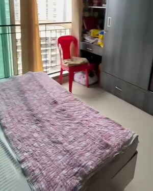Bedroom in 2.5 BHK Apartment at Rustomjee Athena, Majiwada – for Sale