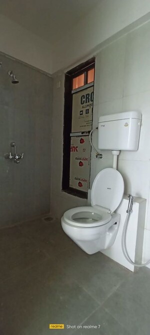 Bathroom in 2.5 BHK Apartment at Patrachawl Mhada, Goregaon West – for Rent