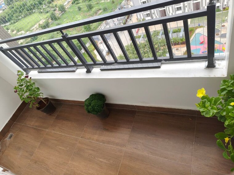 Balcony, sumadhuras-gardens-by-the-brook 3 Bedroom 1680 Sq.Ft. Apartment In Shamshabad Hyderabad 10554106