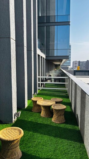 Balcony in  Office Space at Shyamal – for Rent