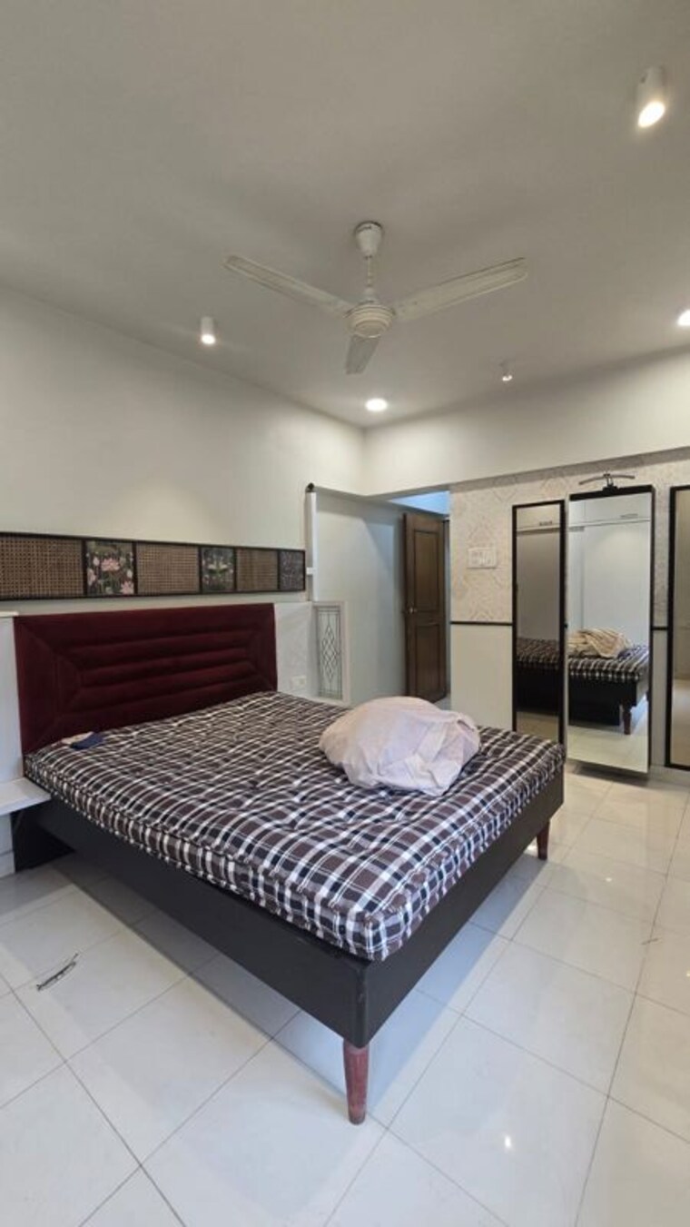 Bedroom, happy-valley 3 Bedroom 1100 Sq.Ft. Apartment In Manpada Thane 10554120