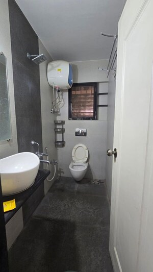 Bathroom in 3 BHK Apartment at Happy Valley, Manpada – for Rent
