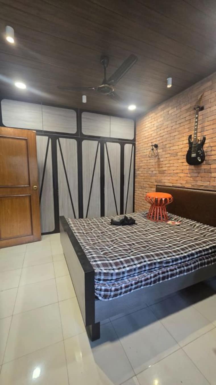 Bedroom, happy-valley 3 Bedroom 1100 Sq.Ft. Apartment In Manpada Thane 10554120