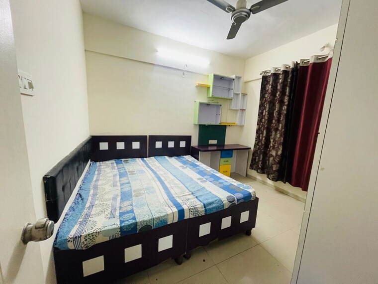 Bedroom, swiss-county 3 Bedroom 970 Sq.Ft. Apartment In Thergaon Pune 10554205