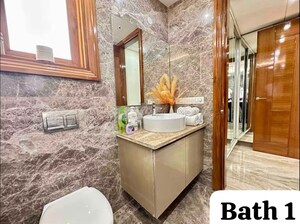 Bathroom in 5 BHK Apartment at South Extension ii – for Rent