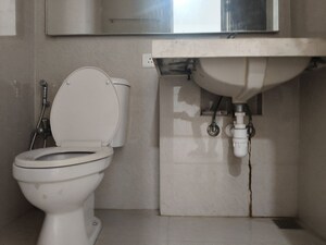 Bathroom in 3 BHK Apartment at Hiranandani Estate Pelican, Ghodbunder Road – for Rent