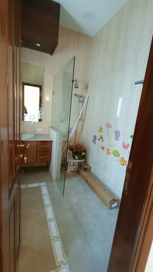 Bathroom in 4 BHK Apartment at Panchsheel Park – for Rent