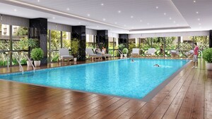 Swimming Pool in 2 BHK Apartment at Shriram Divine Garden, Lohgaon – for Sale