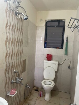 Bathroom in 1 BHK Apartment at Samarth Nagar, Wadgaon Sheri – for Rent