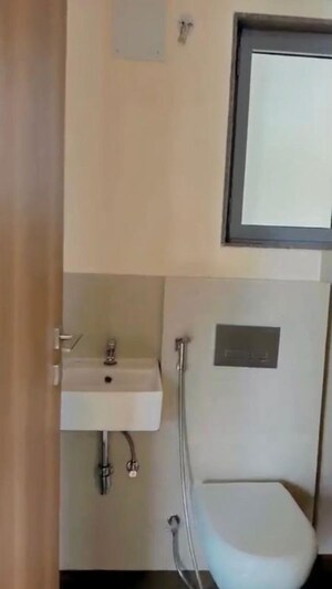 Bathroom in 1.5 BHK Apartment at Piramal Vaikunth, Balkum Pada – for Rent