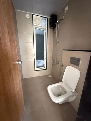 Bathroom in 2 BHK Apartment at Rama Fusion Towers, Hinjewadi – for Rent