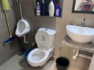 Bathroom in  Office Space at Bodakdev – for Rent
