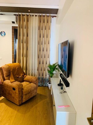 Living Room in 3 BHK Apartment at 3C Lotus Boulevard, Sector 100 – for Rent