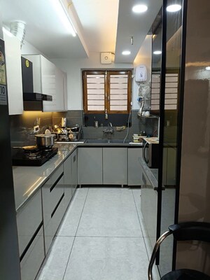 Kitchen in 3 BHK Builder Floor at Amolik Aster Woods, Sector 98 – for Sale