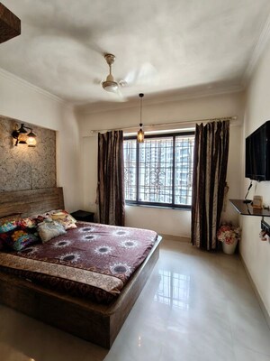 Bedroom in 2 BHK Apartment at Sundew CHS, Chandivali – for Rent