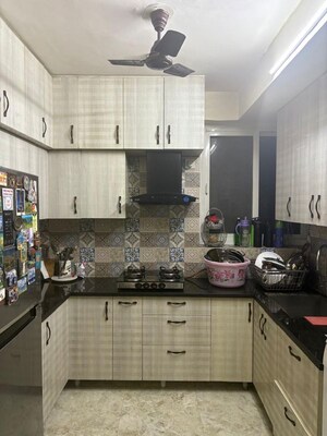 Kitchen in 3.5 BHK Apartment at 3C Lotus Boulevard, Sector 100 – for Rent