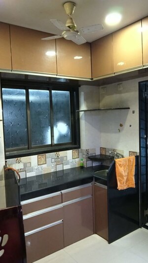 Kitchen in 1 RK Apartment at Swami Samarth Apartments, Prabhadevi – for Rent