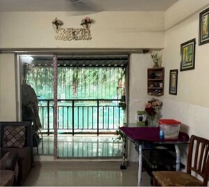 Living Room in 2 BHK Apartment at Rosa Gardenia, Ghodbunder Road – for Sale