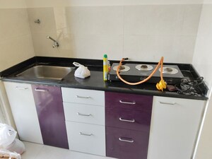 Kitchen in 1 BHK Apartment at Vijay Orovia, Ghodbunder Road – for Rent