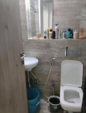 Bathroom in 1 BHK Apartment at Millenium Bajrang Society, Sector 43 – for Rent