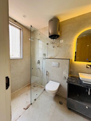 Bathroom in 1 RK Builder Floor at Sector 57 – for Rent
