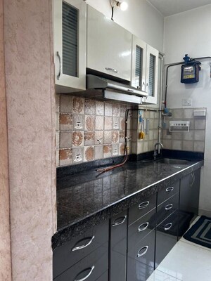 Kitchen in 2 BHK Apartment at Vijay Orovia, Ghodbunder Road – for Sale