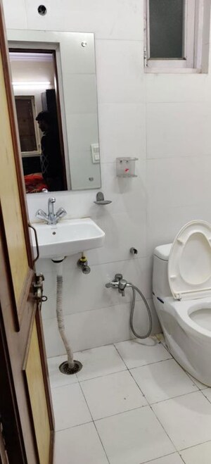 Bathroom in 2 BHK Builder Floor at Kalkaji – for Rent