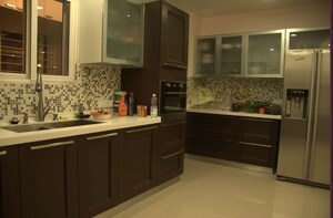 Kitchen in 3 BHK Apartment at Trendset Winz, Nanakramguda – for Rent