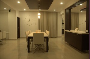 Living Room in 3 BHK Apartment at Trendset Winz, Nanakramguda – for Rent