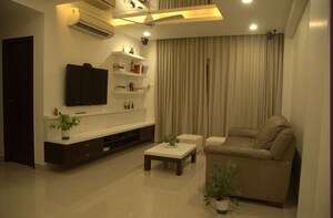 Living Room in 3 BHK Apartment at Trendset Winz, Nanakramguda – for Rent
