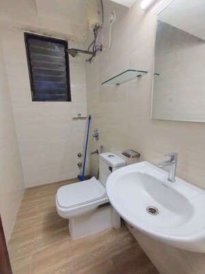 Bathroom in 2 BHK Apartment at Hiranandani Garden Eden 2, Powai – for Rent