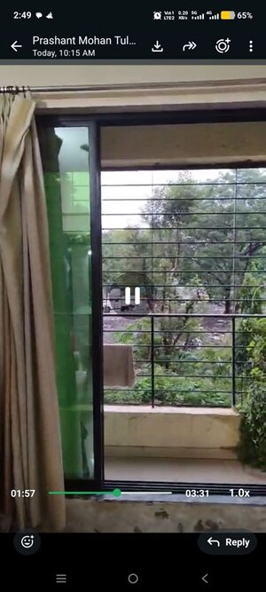 Balcony in 2 BHK Apartment at Mohan Tulsi Vihar, Badlapur West – for Sale