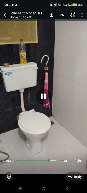 Bathroom in 2 BHK Apartment at Mohan Tulsi Vihar, Badlapur West – for Sale