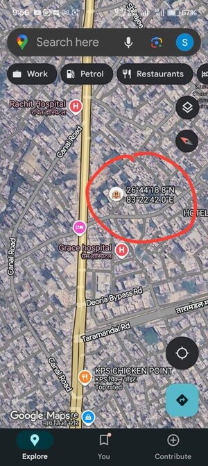 2 BHK Independent House – Map Location View at Daudpur - for Rent