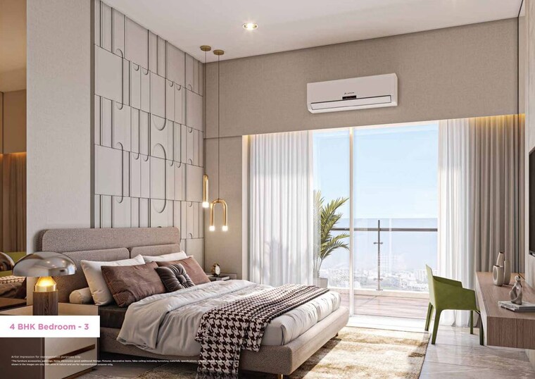 Bedroom, godrej-ivara 2 Bedroom 889 Sq.Ft. Apartment In Kharadi Pune 10554826