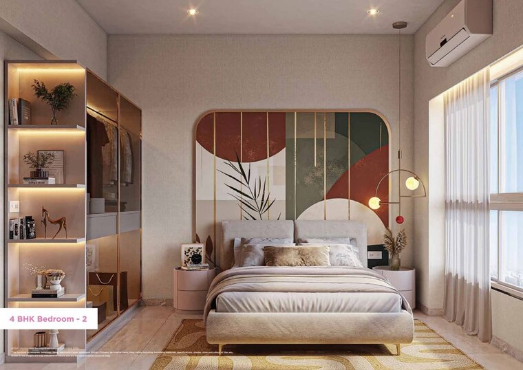 Bedroom, godrej-ivara 2 Bedroom 889 Sq.Ft. Apartment In Kharadi Pune 10554826