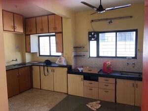 Kitchen in 3 BHK Apartment at Gananjay Society, Kothrud – for Rent