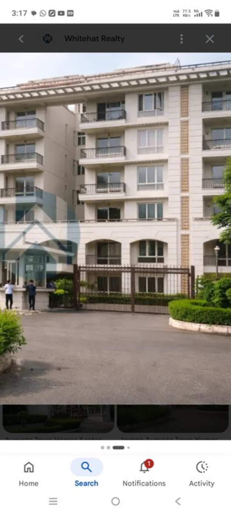 Exterior View, jaypee-augusta-town-homes 4 Bedroom 4700 Sq.Ft. Apartment In Sector 128 Noida 10554850