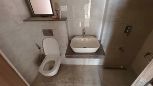 Bathroom in 3 BHK Apartment at Prestige Siesta, Mulund West – for Rent
