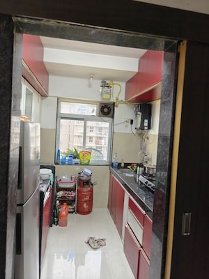 Kitchen in 3 BHK Apartment at Chembur Residency, Chembur – for Rent