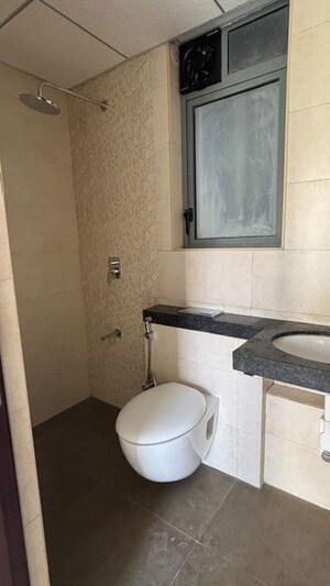 Bathroom in 3 BHK Apartment at Prestige Siesta, Mulund West – for Rent
