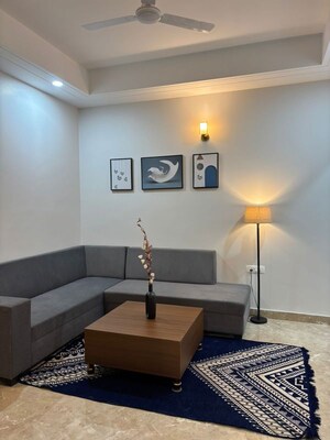 Living Room in 1 BHK Builder Floor at Sector 55 – for Rent