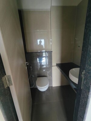 Bathroom in 1 BHK Apartment at Ajmera Boulevard, Malad West – for Rent