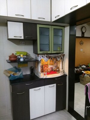 Kitchen in 2 BHK Apartment at Satellite Garden, Goregaon East – for Rent