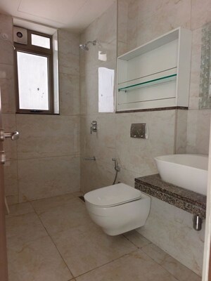 Bathroom in 3 BHK Apartment at Prestige Siesta, Mulund West – for Rent