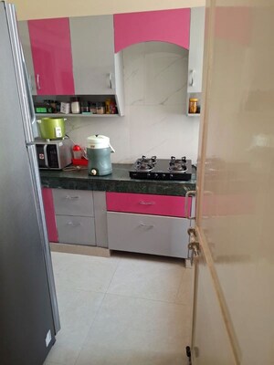 Kitchen in 2 BHK Apartment at CGHS Sahyog Apartments, Sector 56 – for Rent